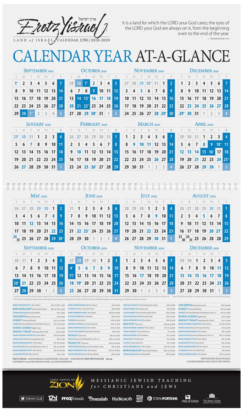 Weekly Torah Parsha Calendar For 2019/2020 - Calendar