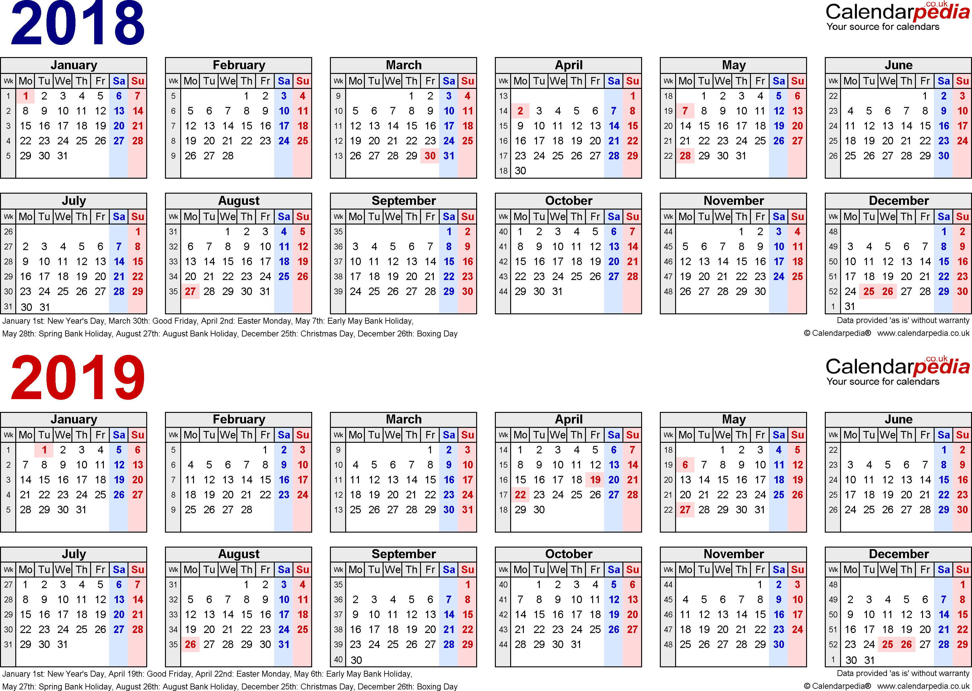 Calendar Week Vs Working Week