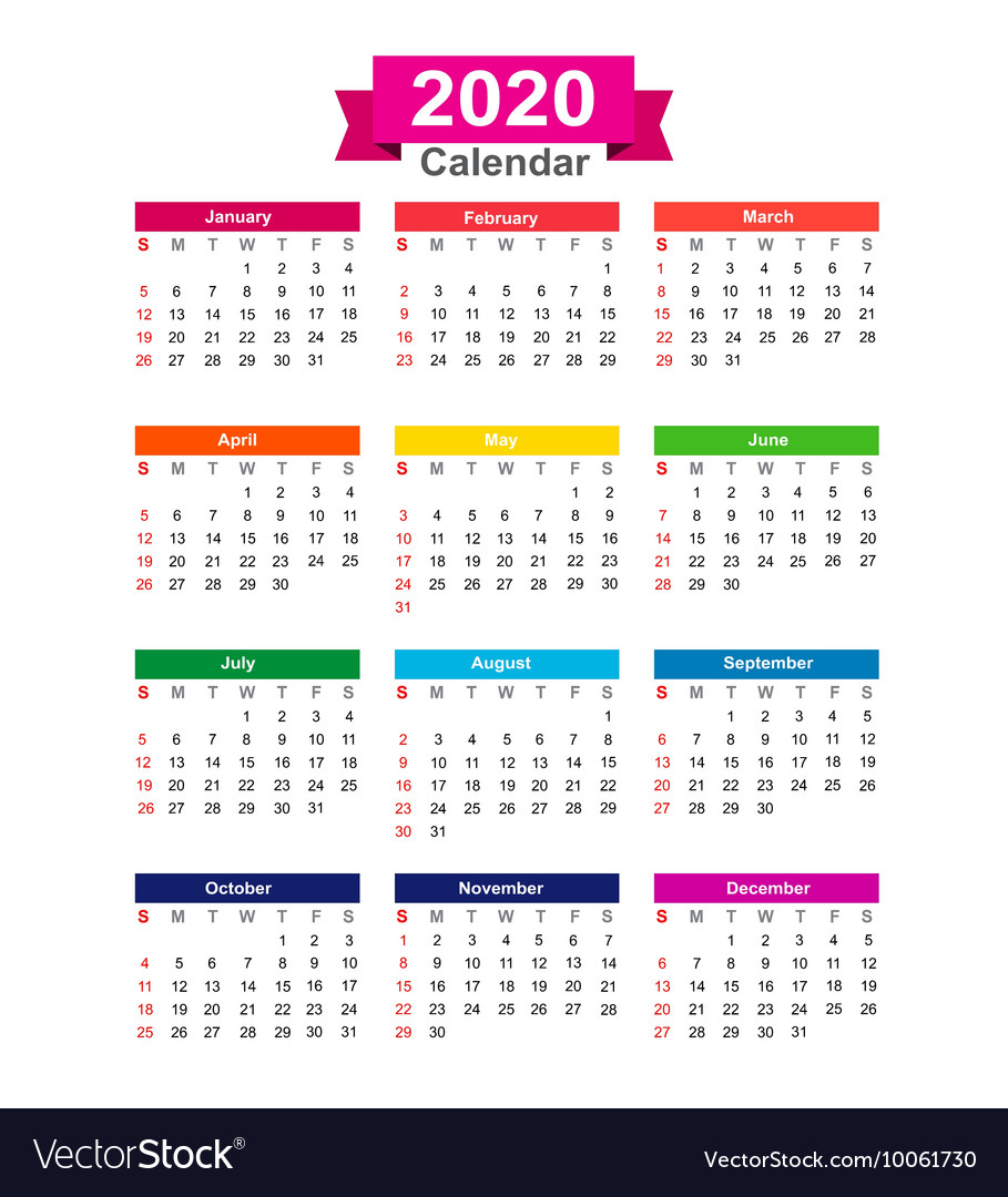 Year Calendar 2020 - Wpa.wpart.co