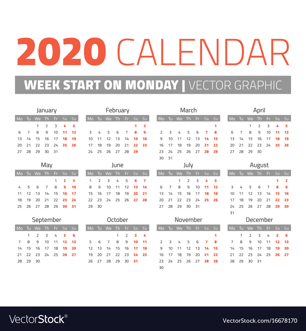 Year Calendar 2020 - Wpa.wpart.co