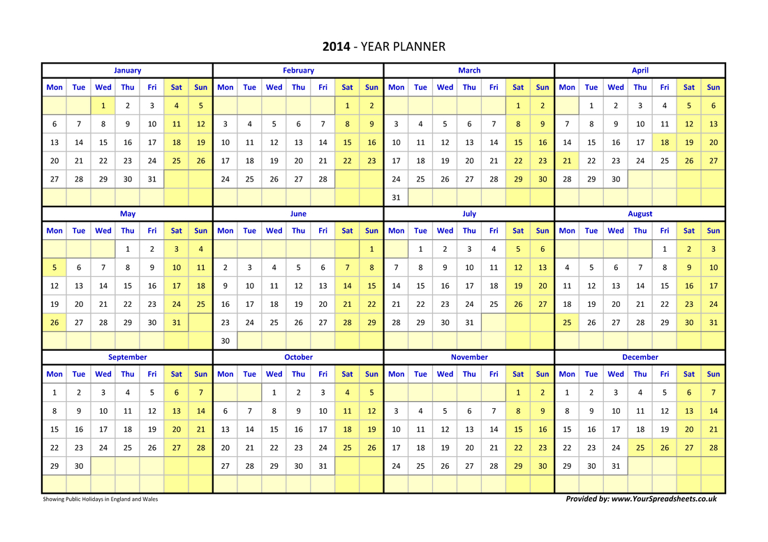 Year Planner Thailand