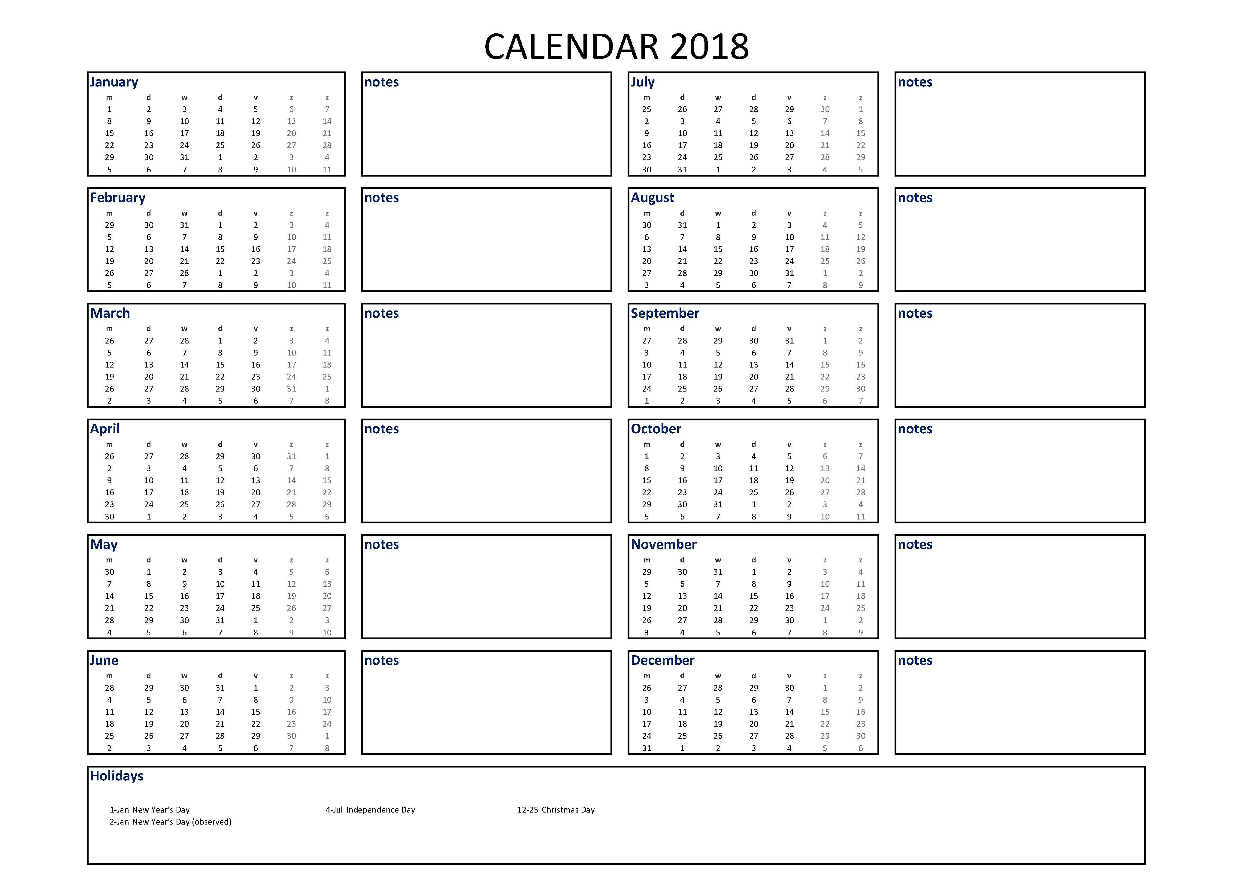 2024 Yearly Calendar With Notes Section 1 Jany Roanne