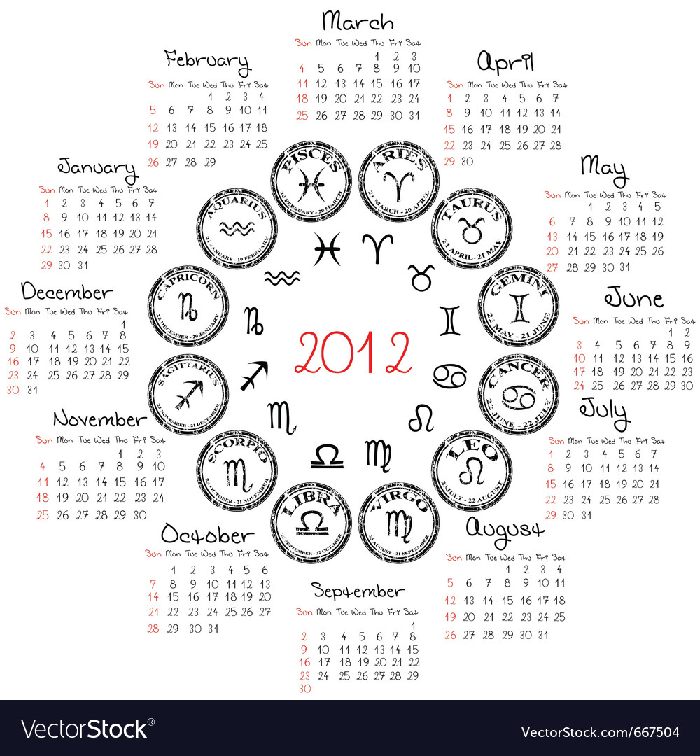 5 Days In Zodiac Calendar Calendar Printables Free Templates