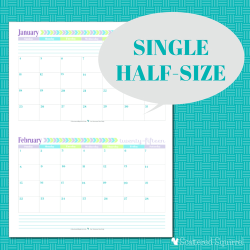 2015 Calendar Printables: You Asked, I&#039;M Answering