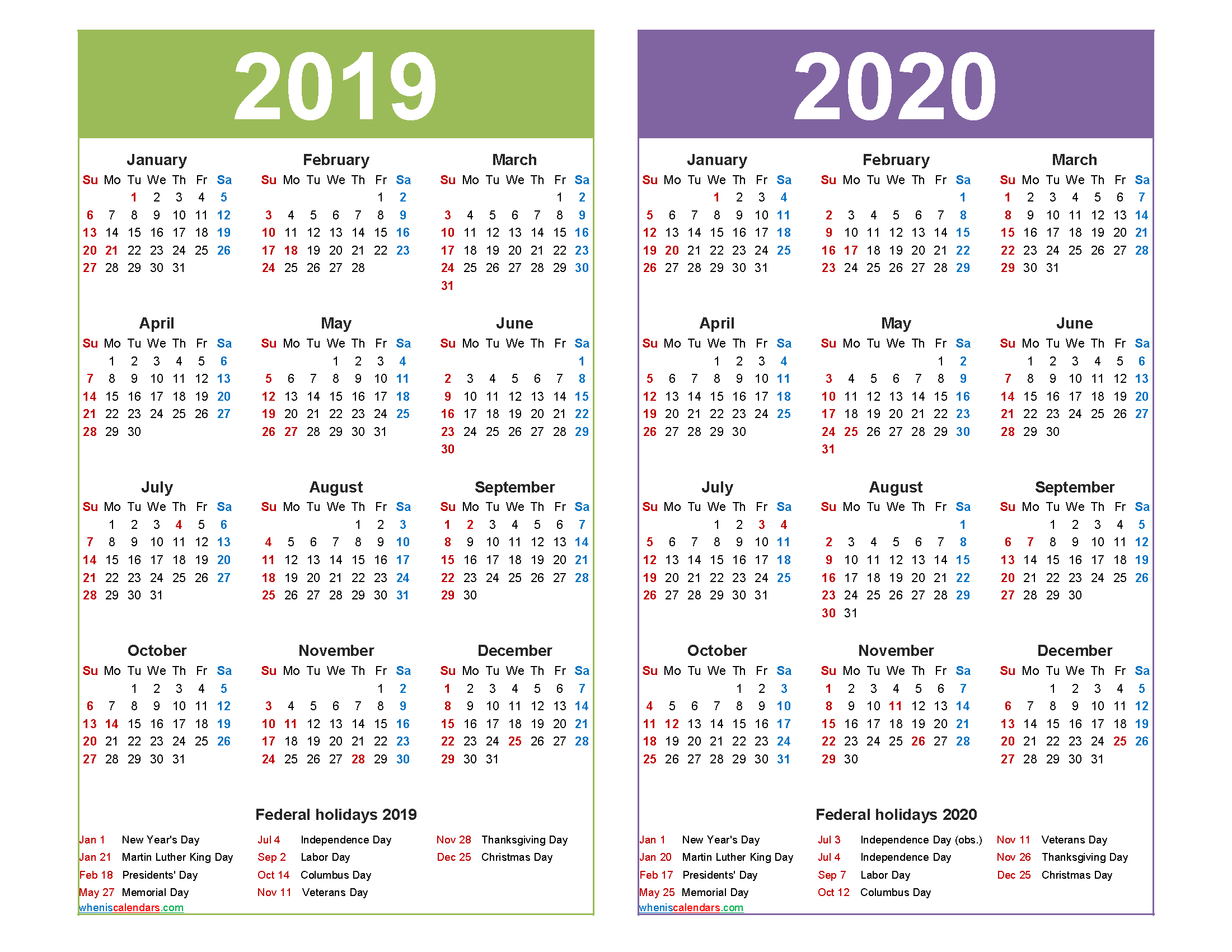 Calendar With Week Numbers 2020 Pdf 