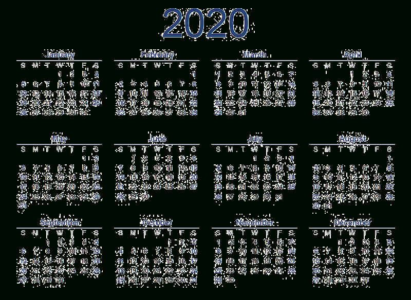 2020 Calendar Png Transparent Images | Png All