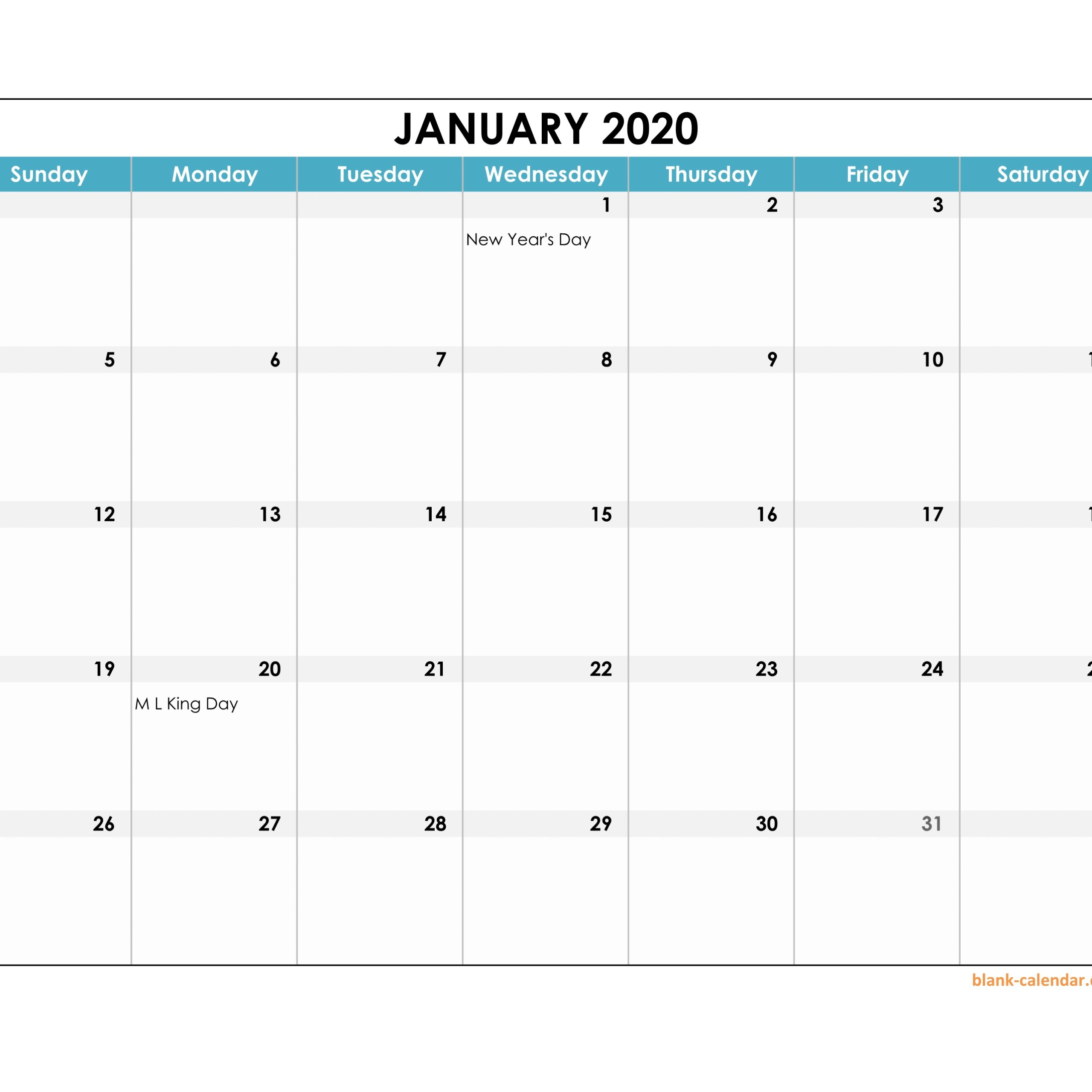 calendar 2020 excel editable calendar printables free