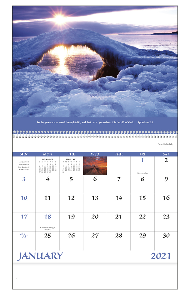 2020 Everlasting Word Calendar | 11&quot; X 19&quot; Imprinted