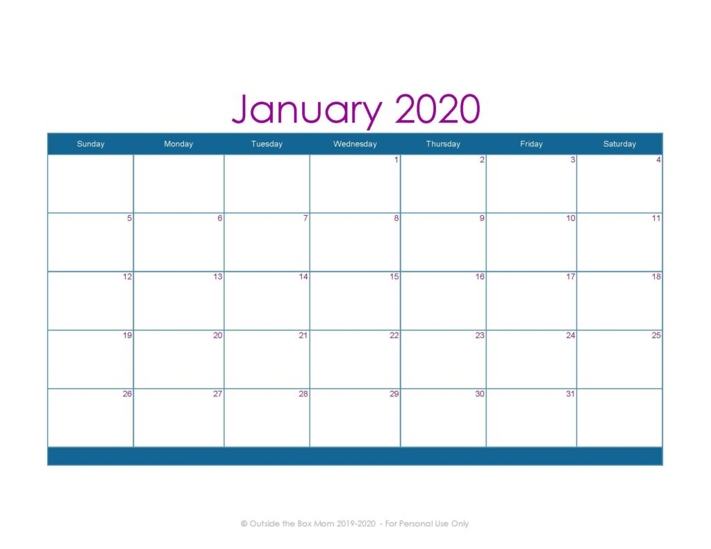 I Mom Calendar 2020 Calendar Printables Free Templates