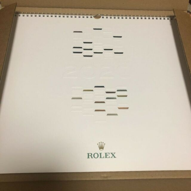 2020 Rolex Calendar Not For Sale From Japan New | Ebay