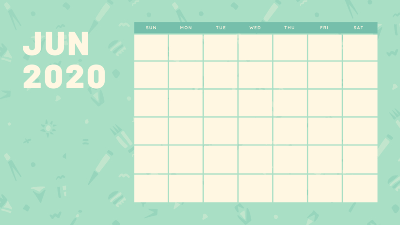 35 Best Printable June 2020 Calendars You Can Get For Free