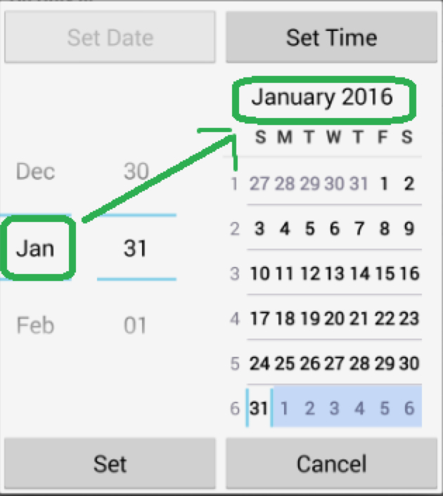 Android Datepicker Update Needed For Year Calendar Issues