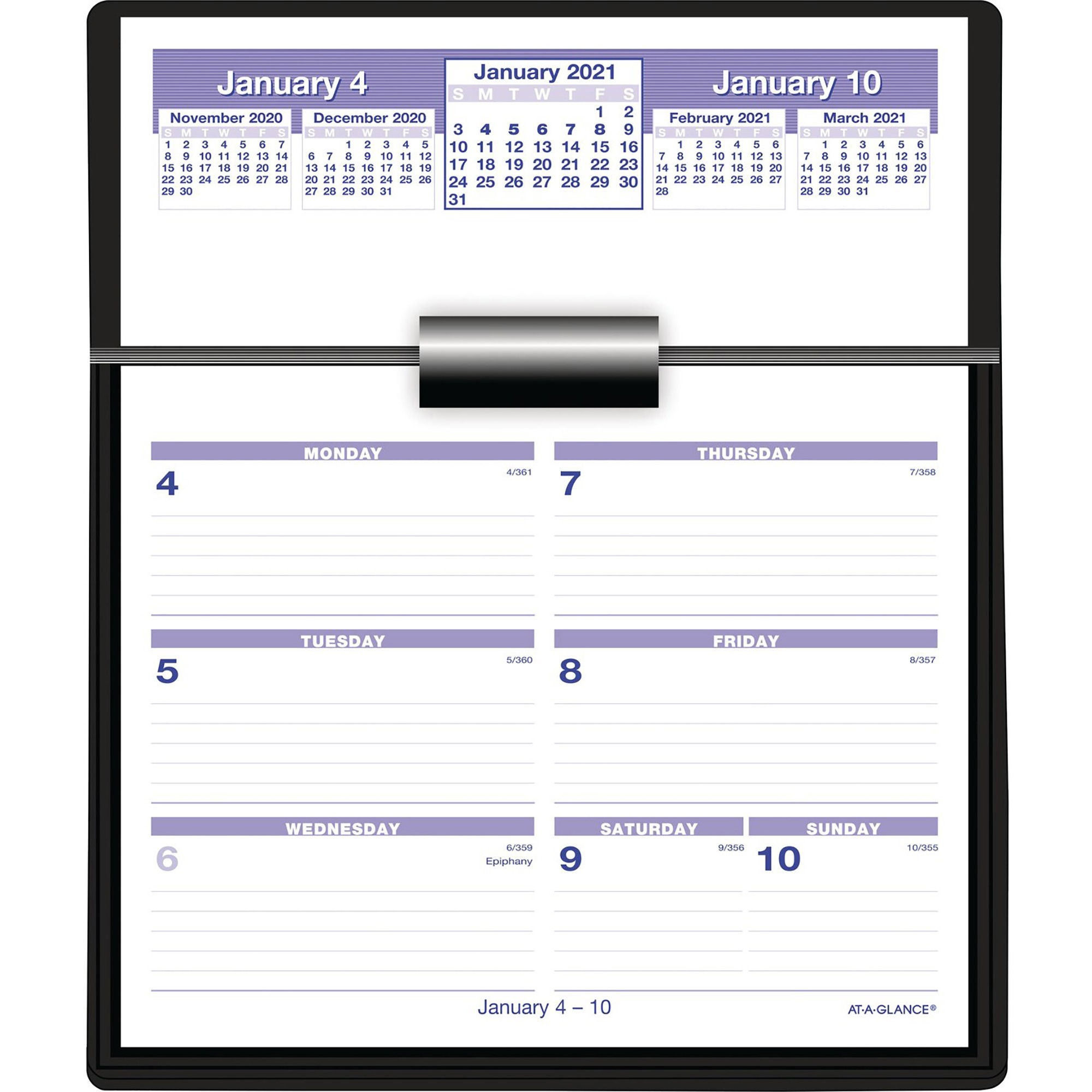 At-A-Glance Flip-A-Week Desk Calendar Refill - Yes