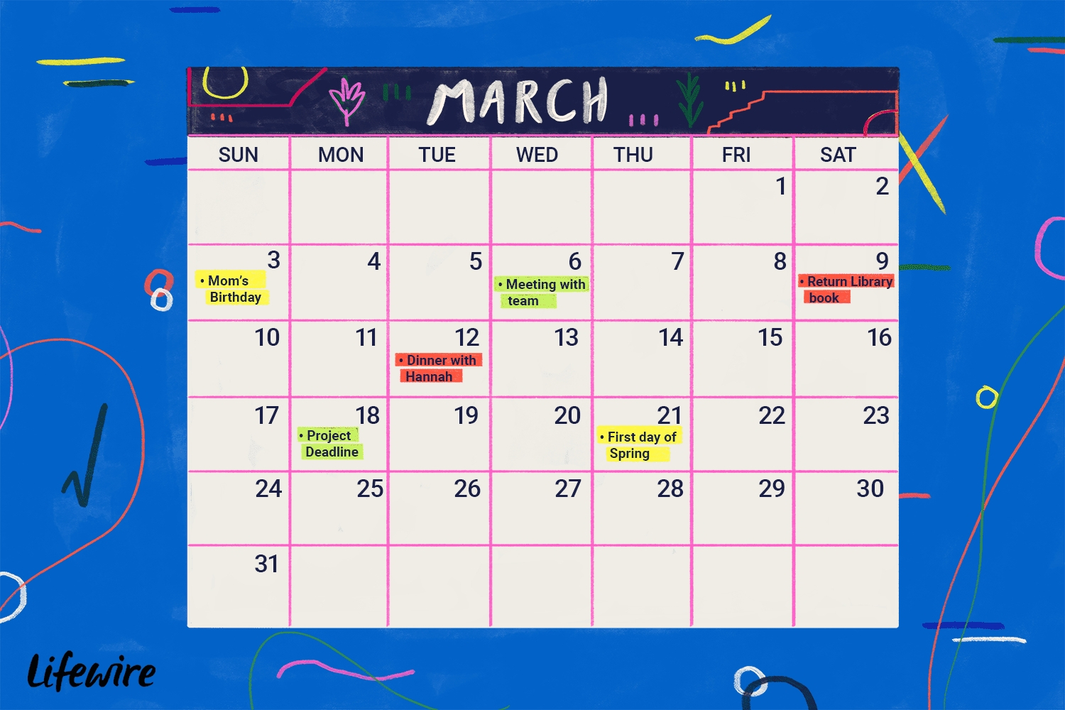 Big E Year Round Calendar | Month Calendar Printable