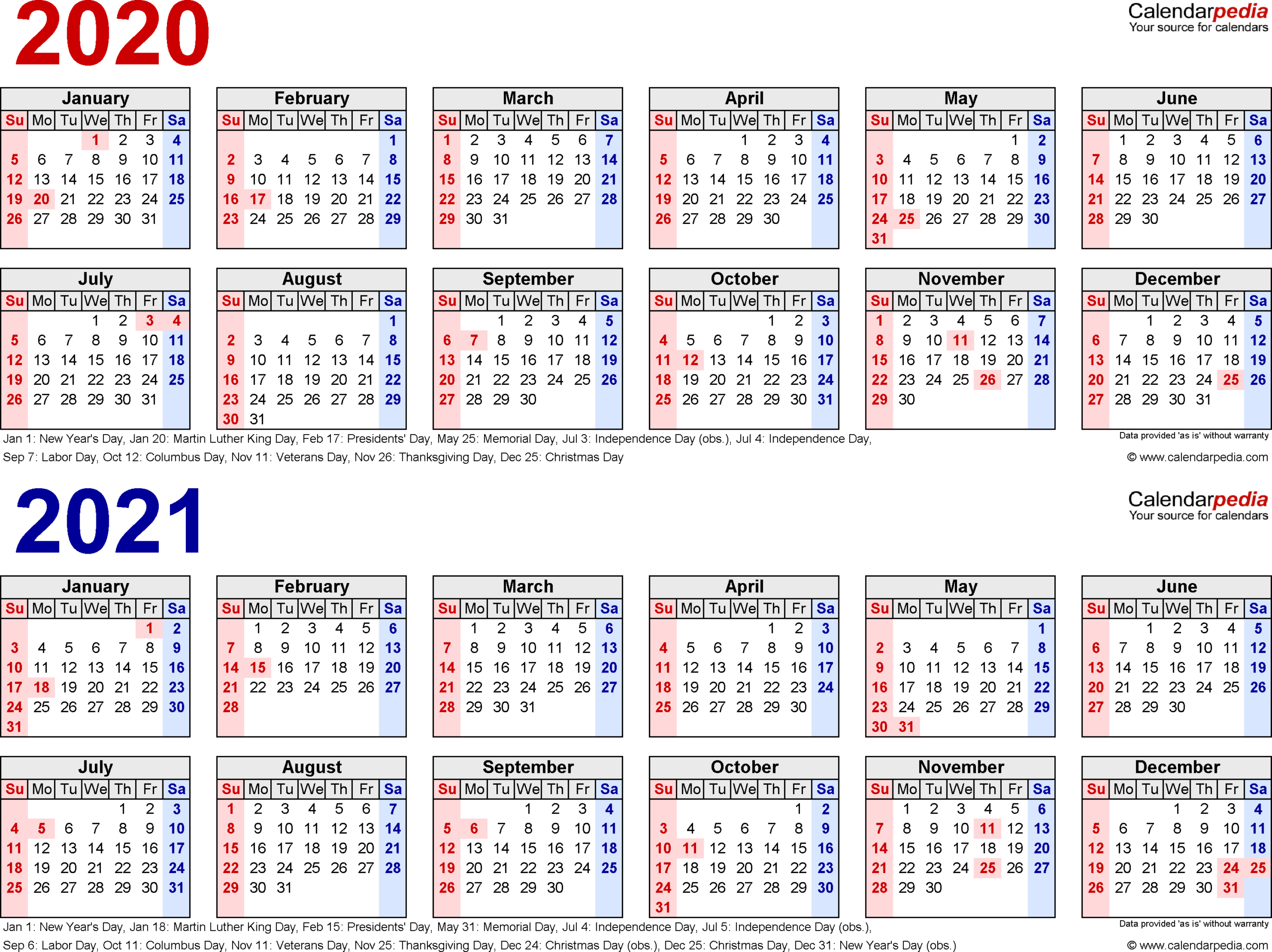 Calendar Labs 2020 Templates | Example Calendar Printable