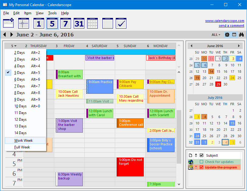 Calendarscope - Free Download And Software Reviews - Cnet