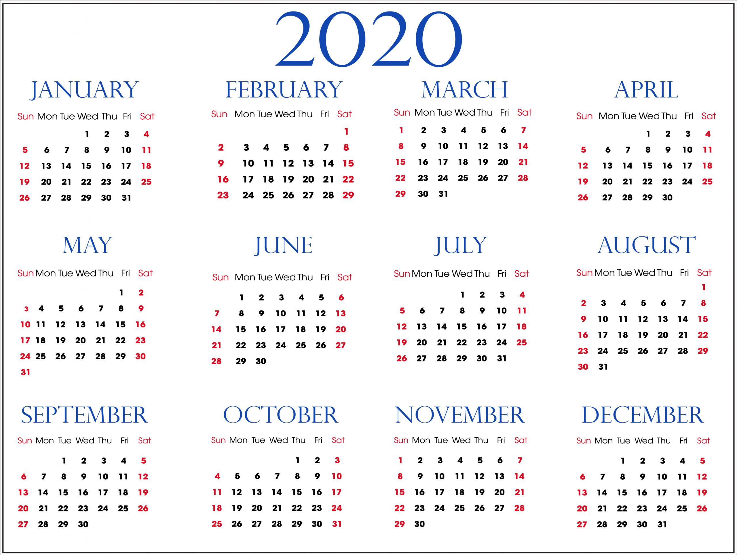 Catch Downloadable Yearly Calendar With Space To Write