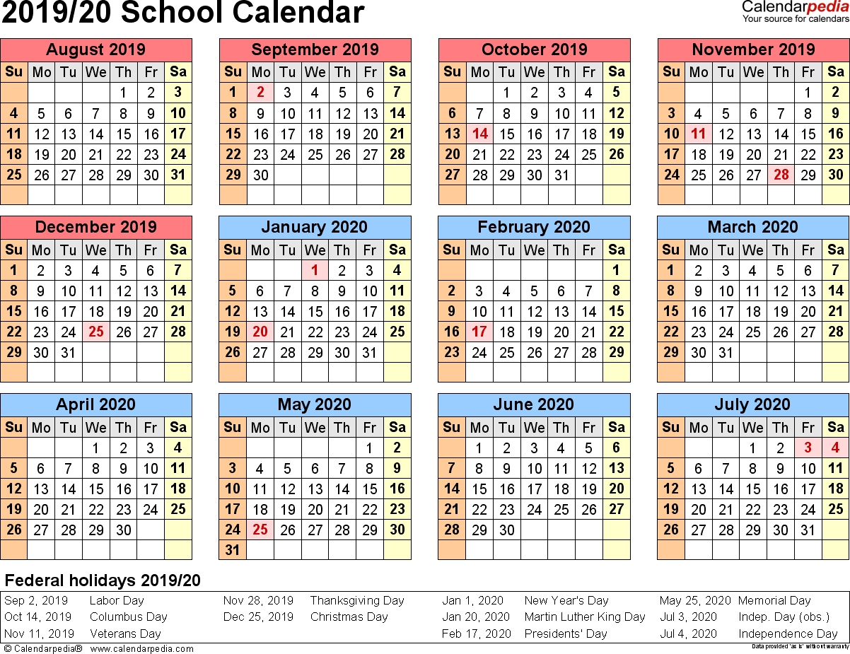 Catch Special Days For 2020 Calender | Calendar Printables