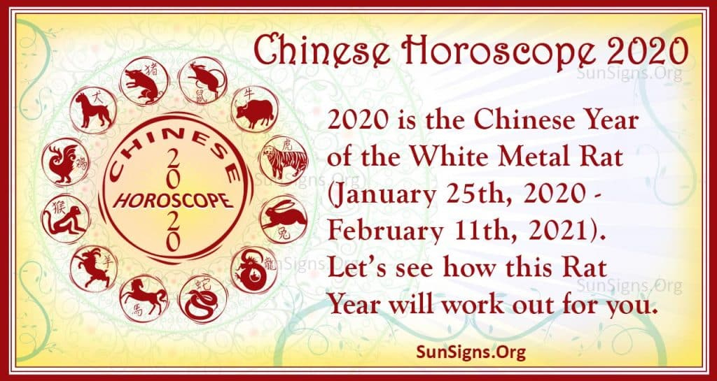 Chinese Horoscope 2020 - Year Of The White Metal Rat