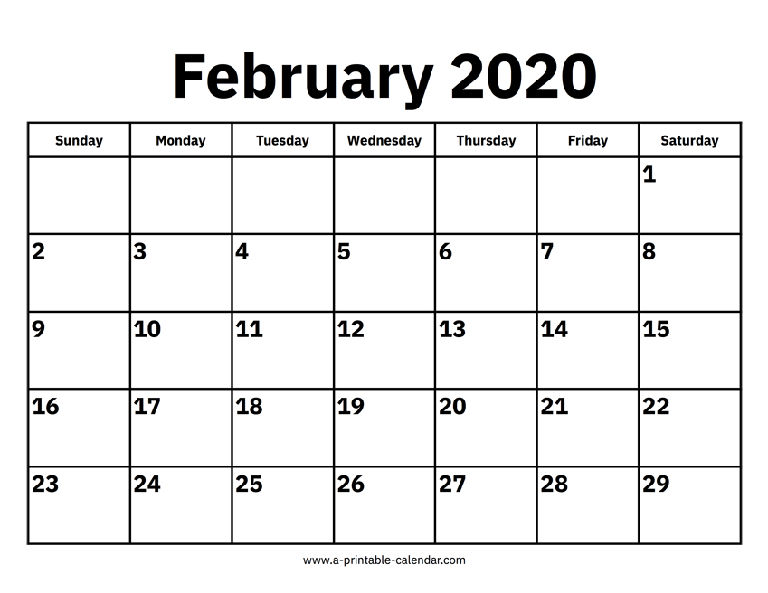 Download 2020 Calendar Printable With Holidays List | Free