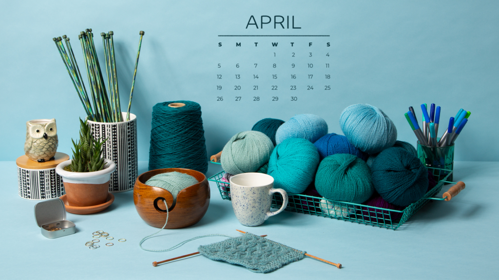 Free Downloadable April 2020 Calendar - Knitpicks Staff