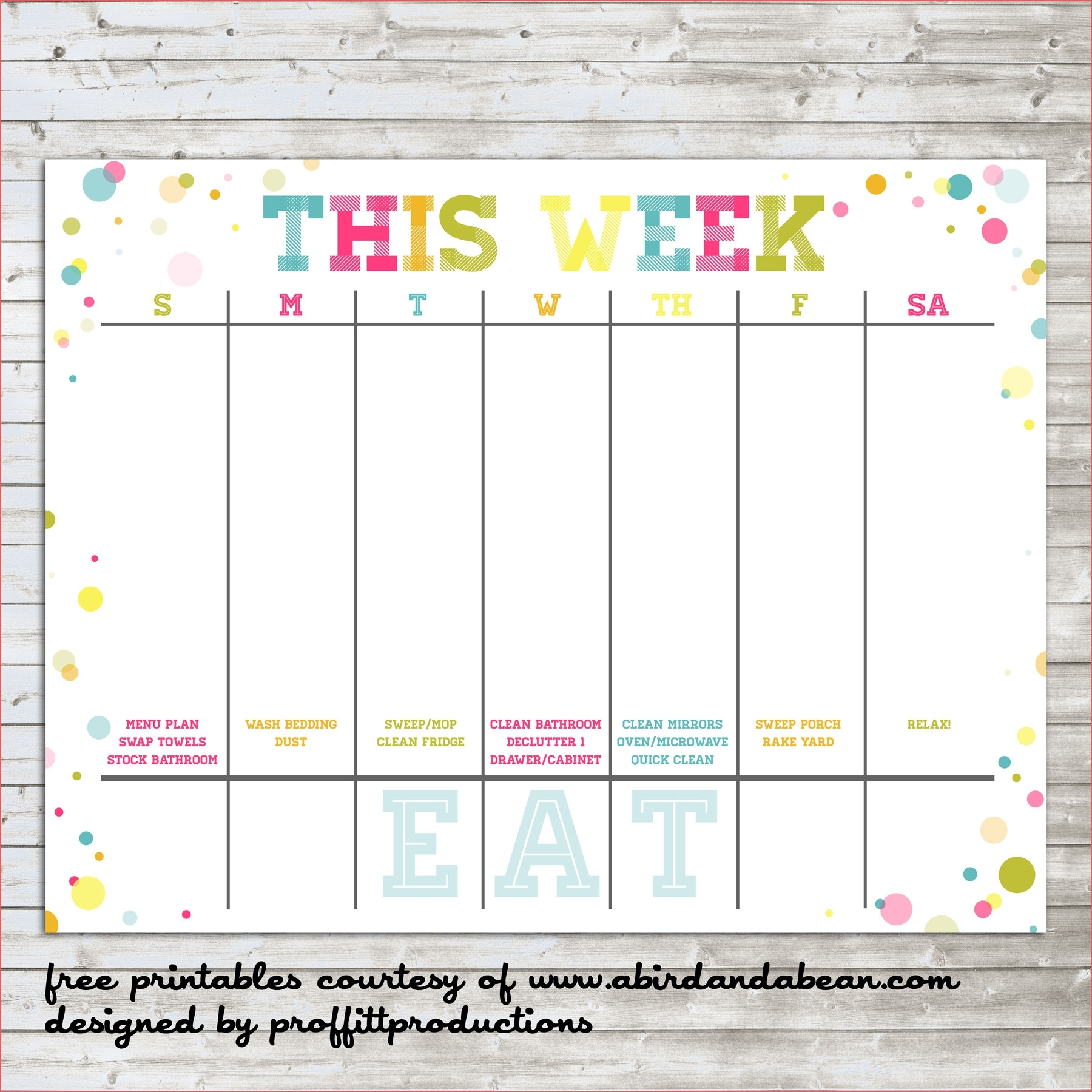 Free Printable Calendarweek | Ten Free Printable