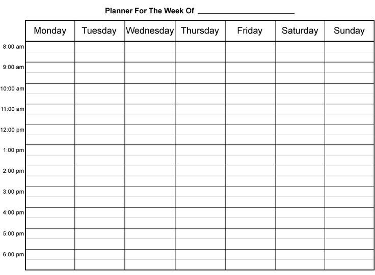 Free+Printable+Weekly+Appointment+Sheets | Organizing