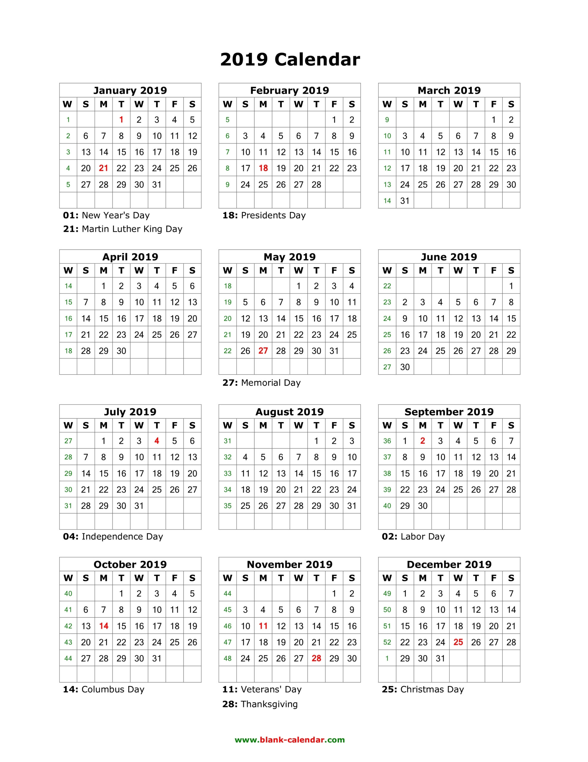 printable calendar year on one page calendar printables free templates