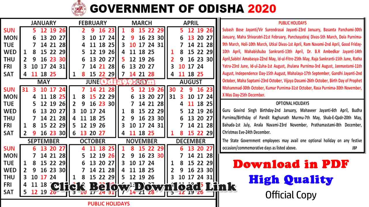 Get Government Calendar 2020 With Holidays | Calendar