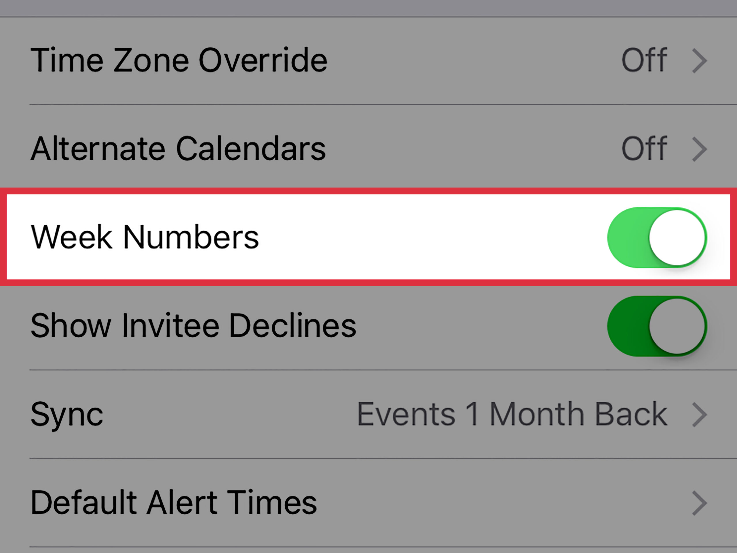 How To Show Week Numbers On The Iphone Calendar: 3 Steps