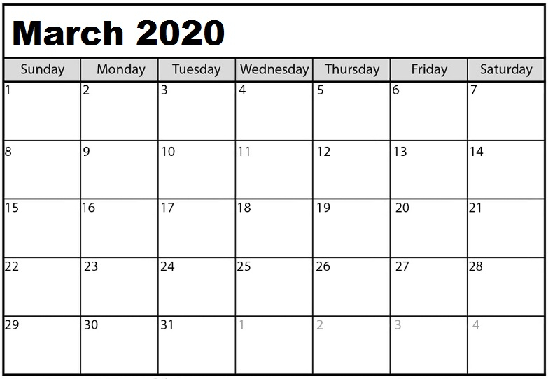 If You Want To Make A Plan For All The Events For March