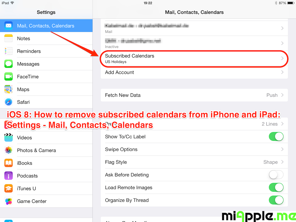 Ios: How To Remove Subscribed Calendars From Iphone And