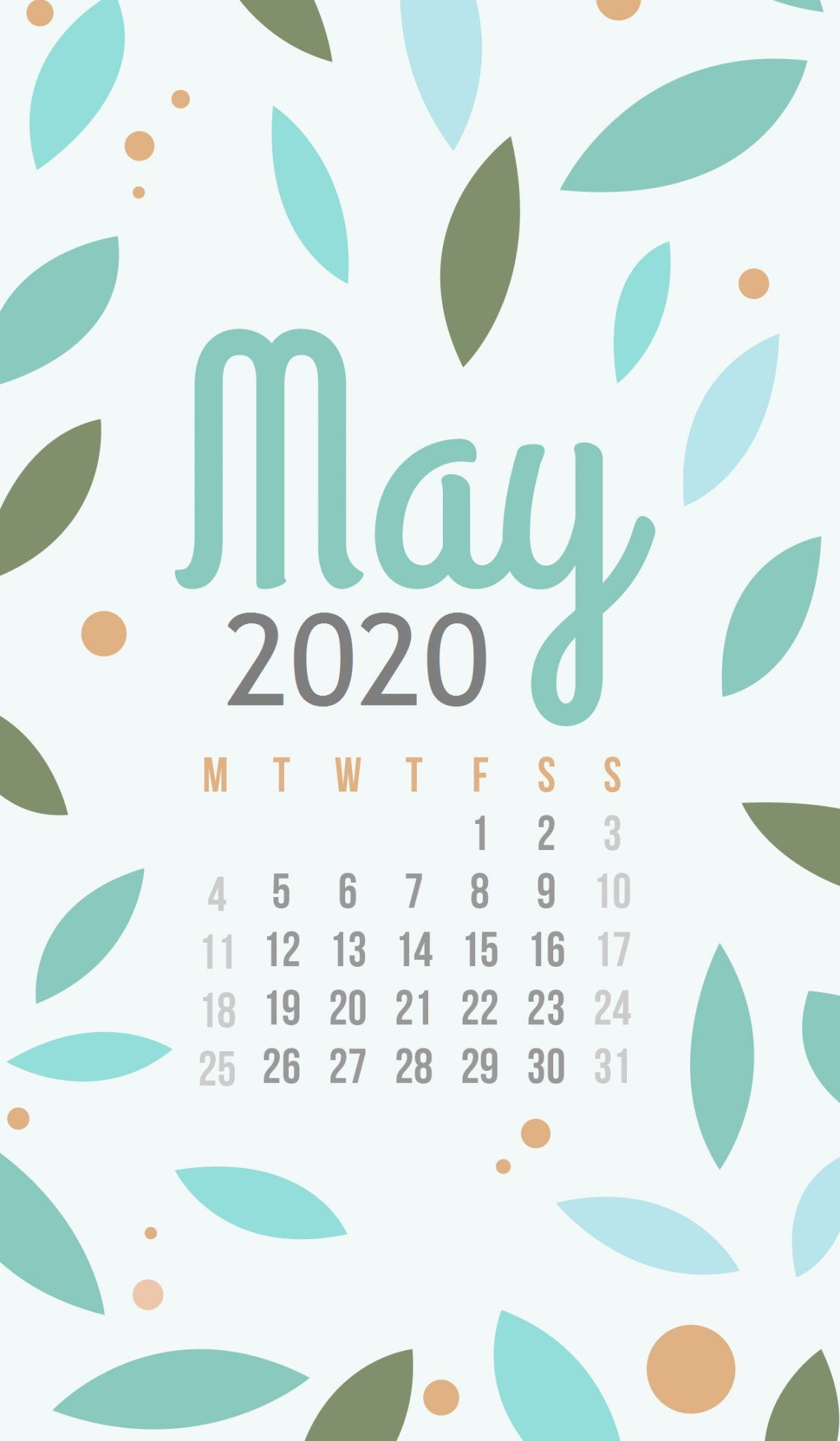 Iphone May 2020 Wallpaper | Calendar 2019