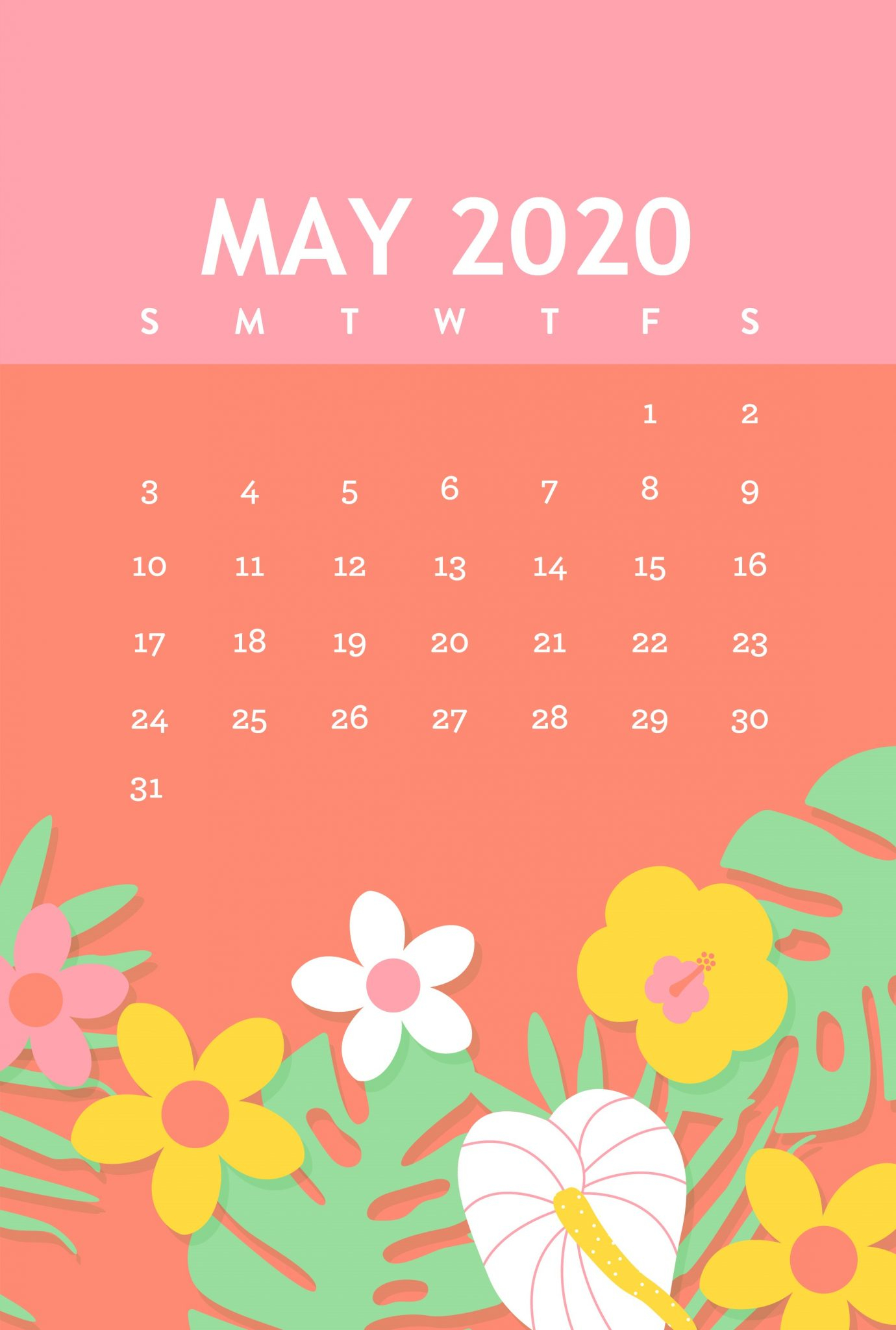 Iphone May 2020 Wallpaper | Calendar 2019