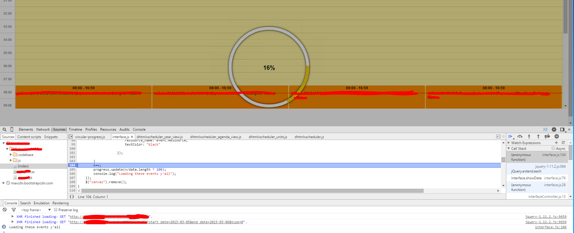 Javascript - Jquery Each Making Browser Hang When Loading