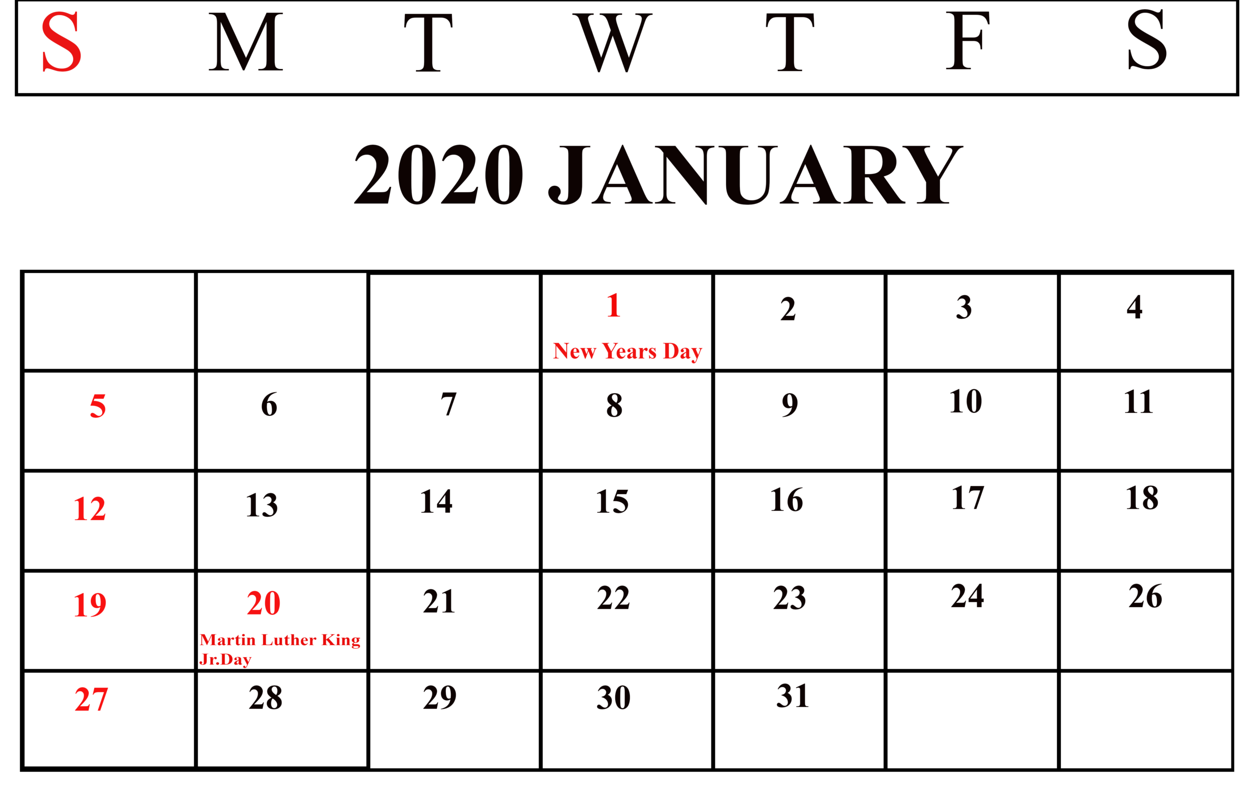 M Day Calendar 2020 | Calendar Printables Free Templates