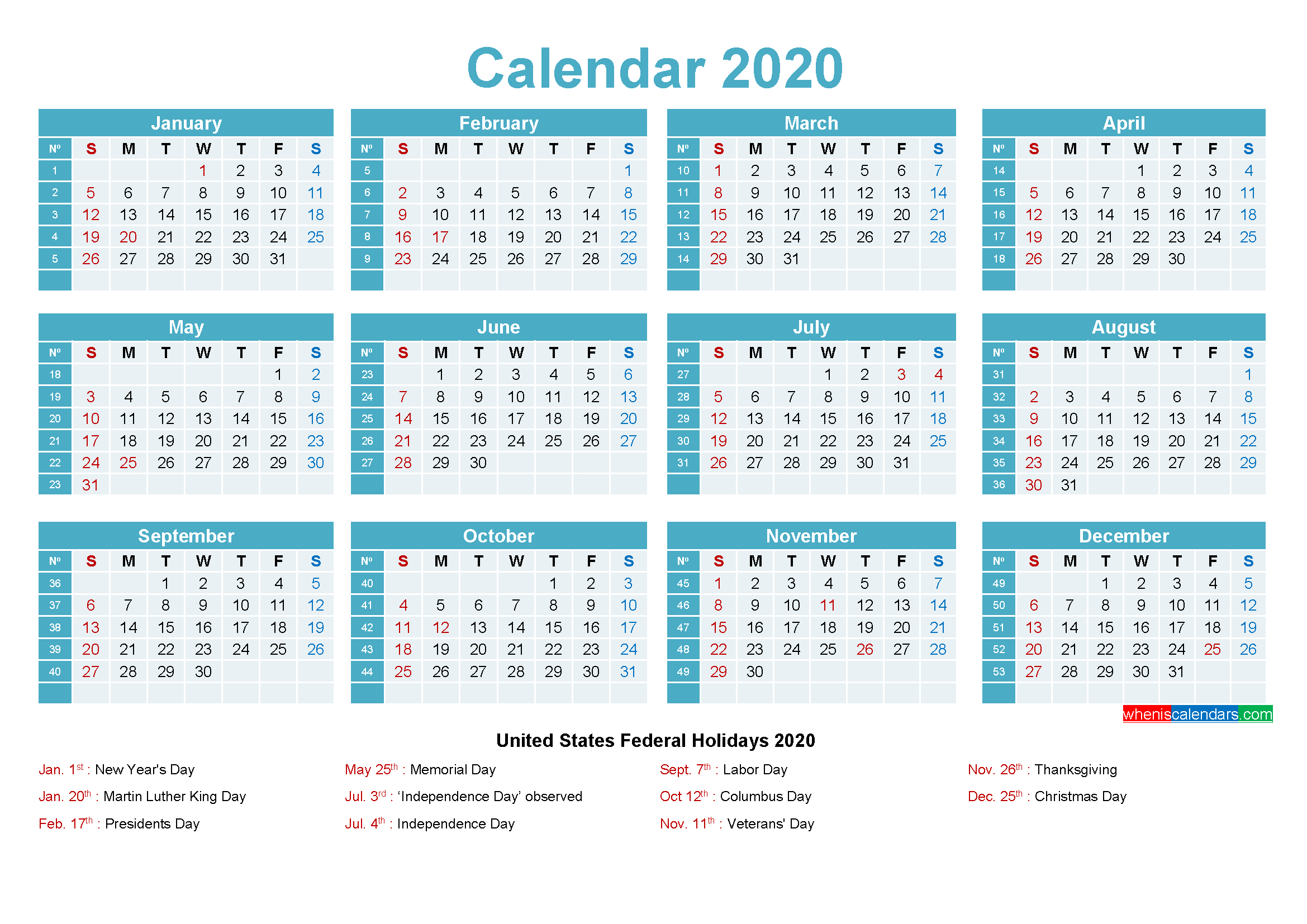 Maxine Desk Calendar 2020 With Holidays Printable – Free
