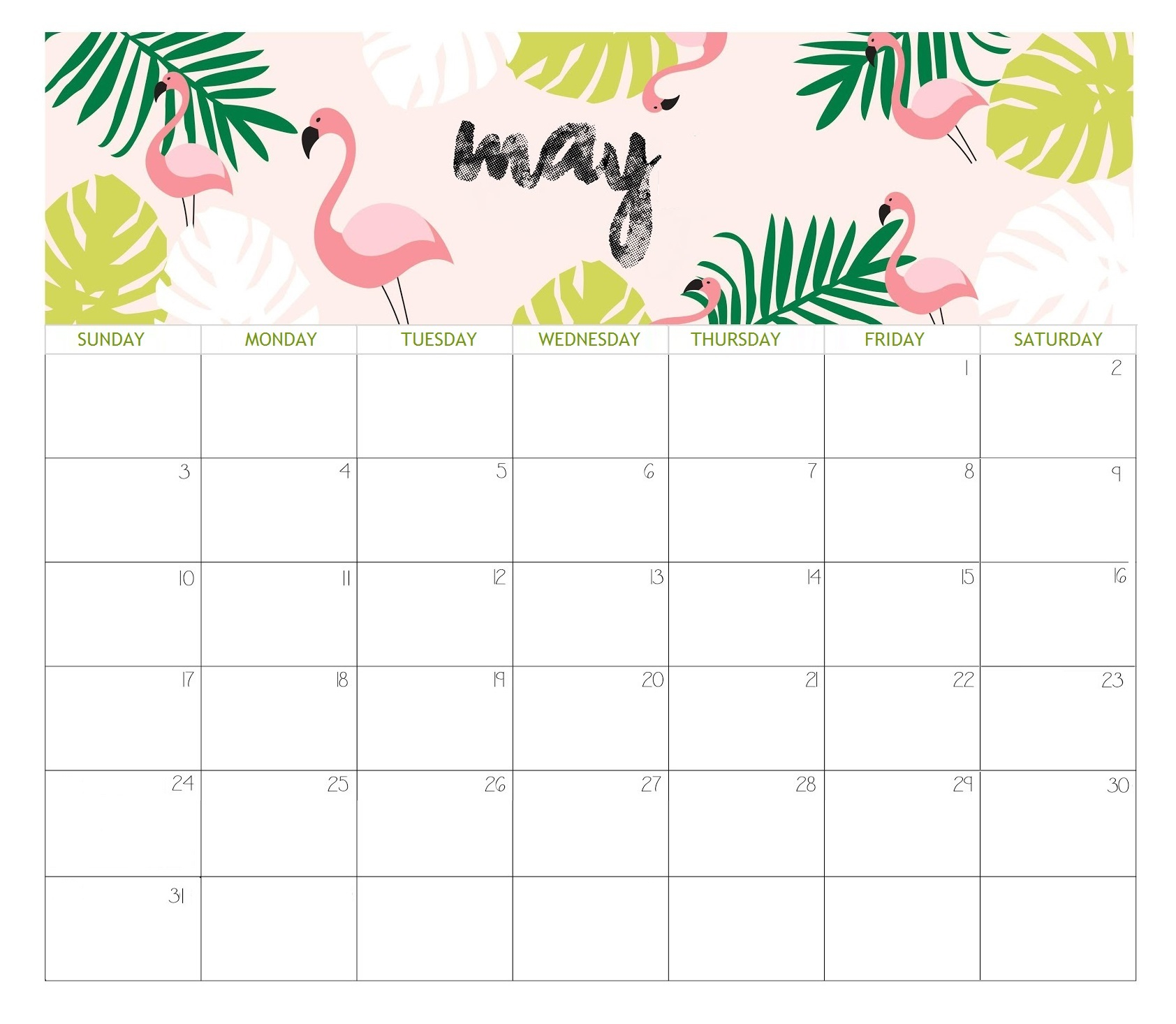 May 2020 Calendar | Calendar 2019