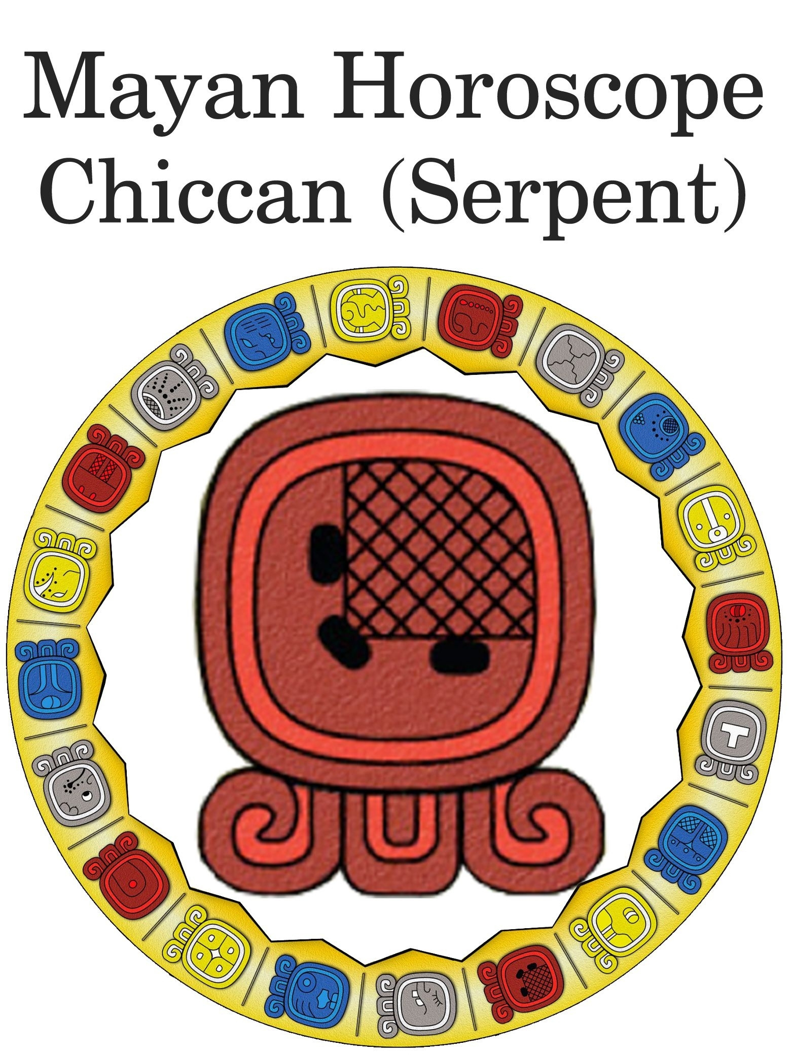 Mayan Calendar Zodiac Symbols • Printable Blank Calendar