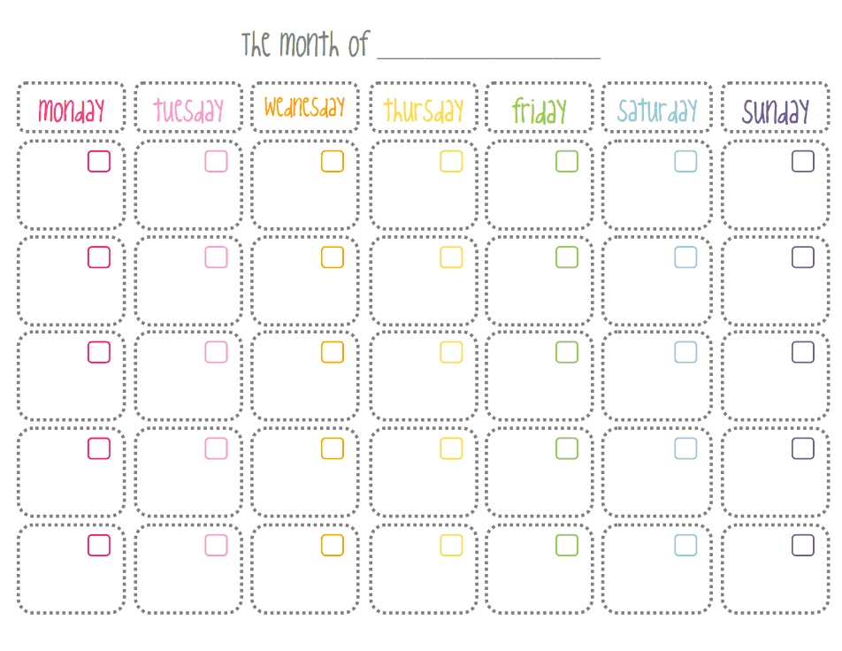 Monthly Calendar.pdf - Google Drive | Monthly Calendar