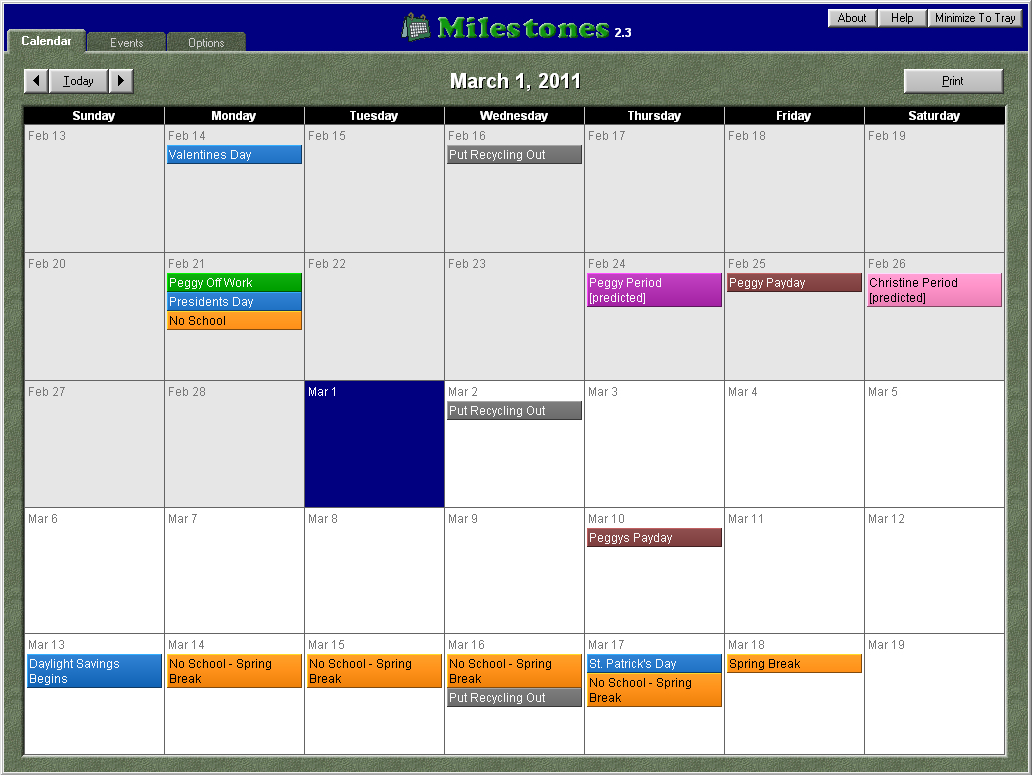 Mountain Software - Recipe Software, Address Book