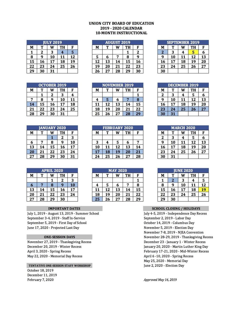 Nyc Doe School Calendar 2020 | 2020Calendartemplates