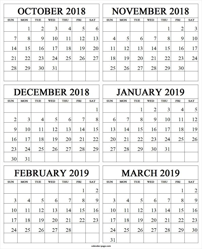 Print Calendar November December January | Calendar Printables Free ...