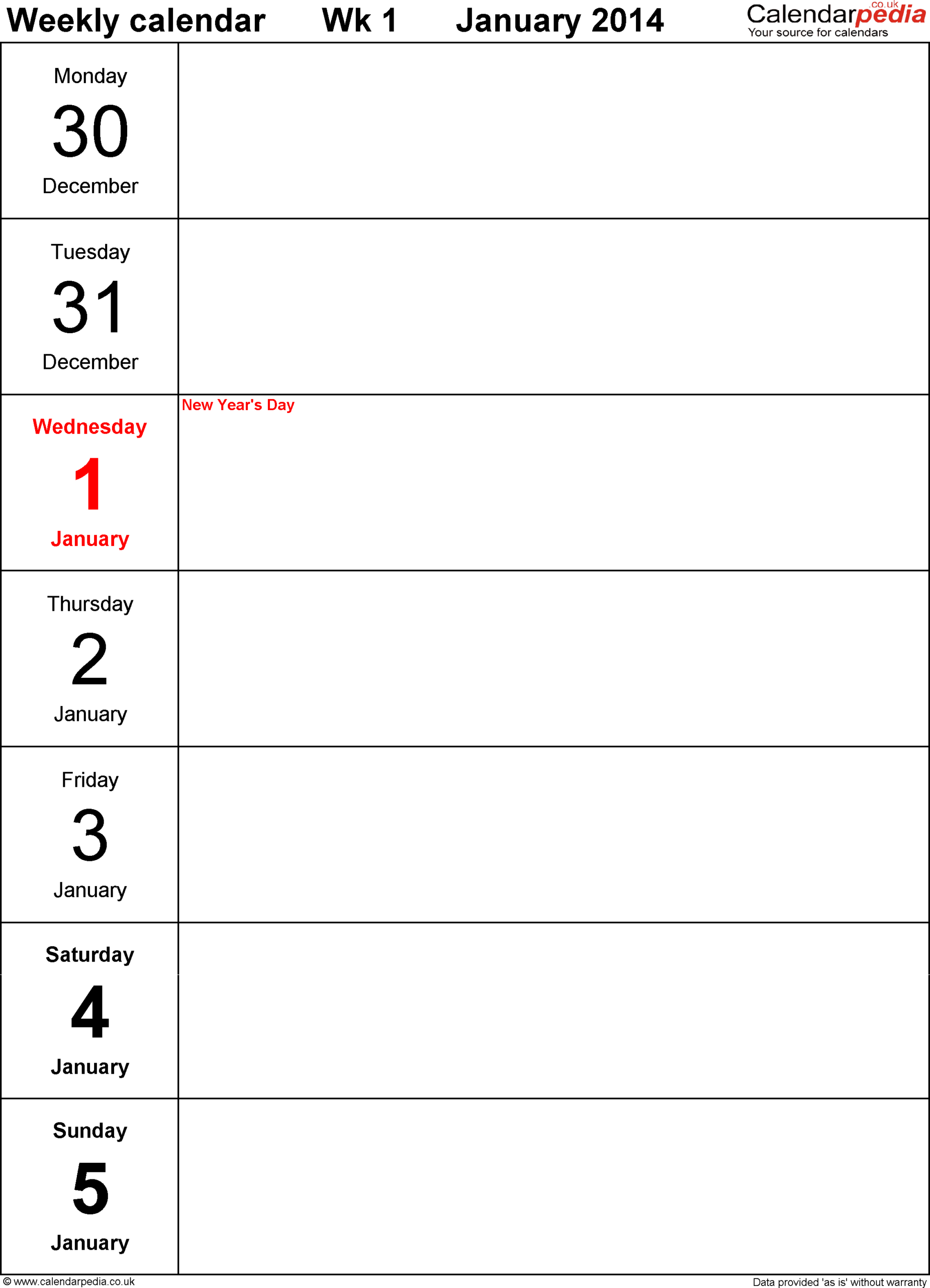 Free Printable 3 Week Calendar | Calendar Printables Free Templates