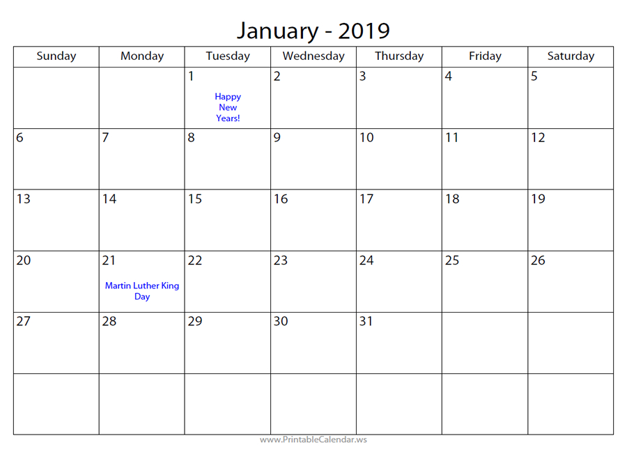 Printable Calendar - Free Calendar Maker