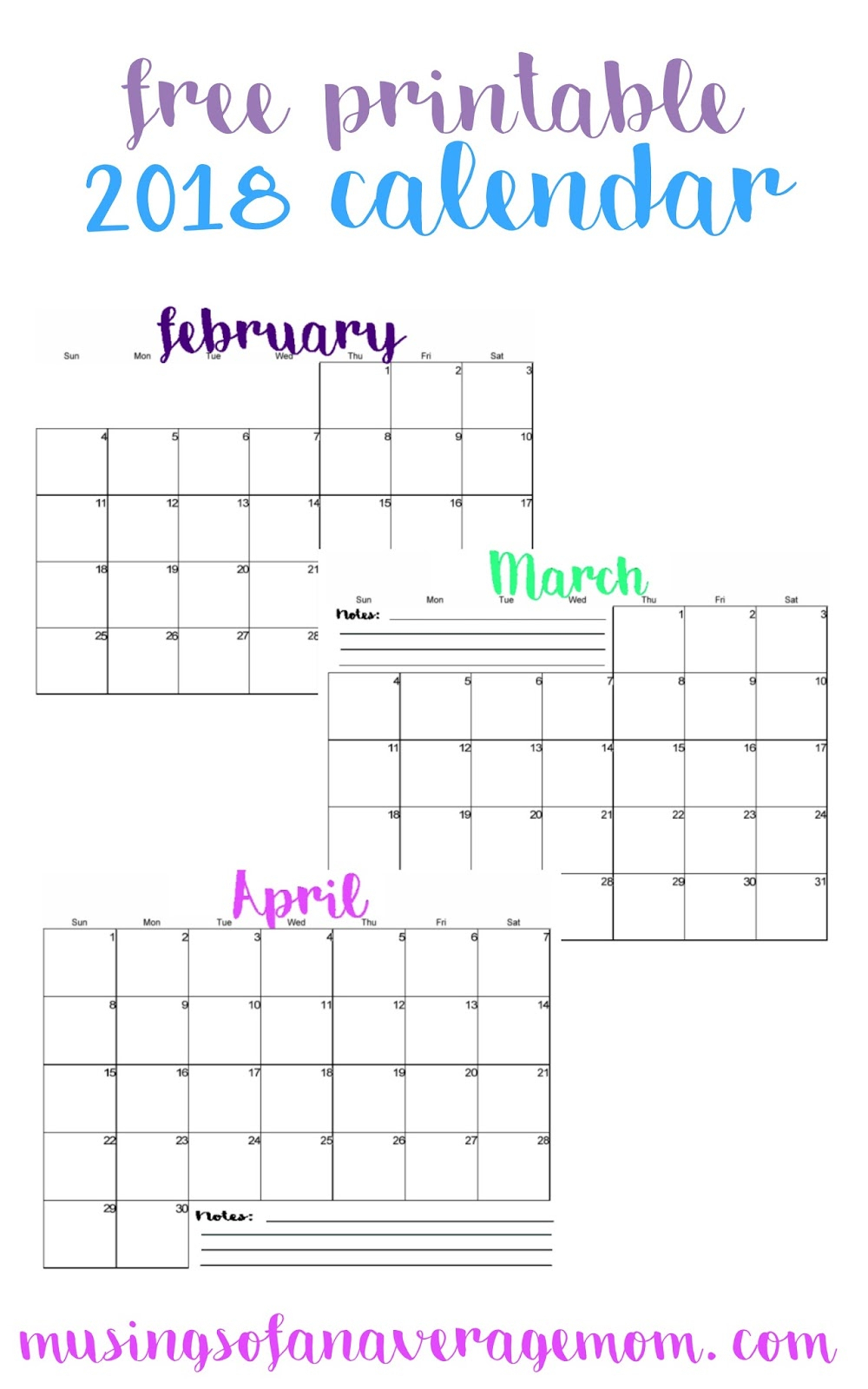 Printable Monthly Calendar Imom | Printable Calendar 2019 2020