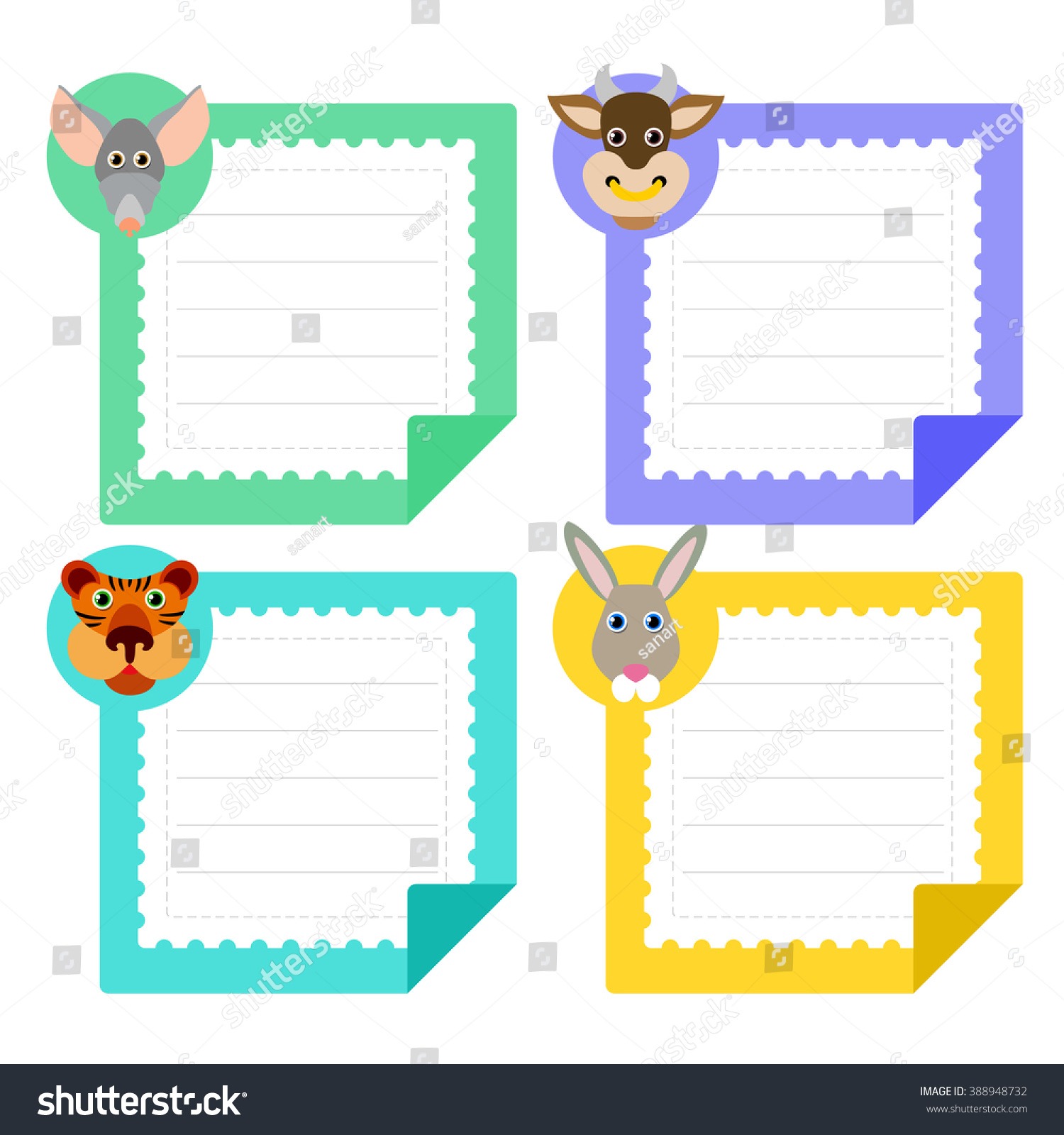 Templates For The Chinese Zodiac Animals | Calendar