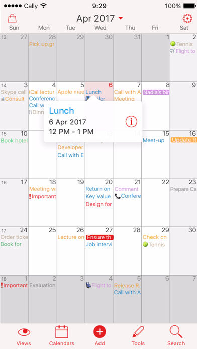 Week Calendar Iphone App - App Store Apps
