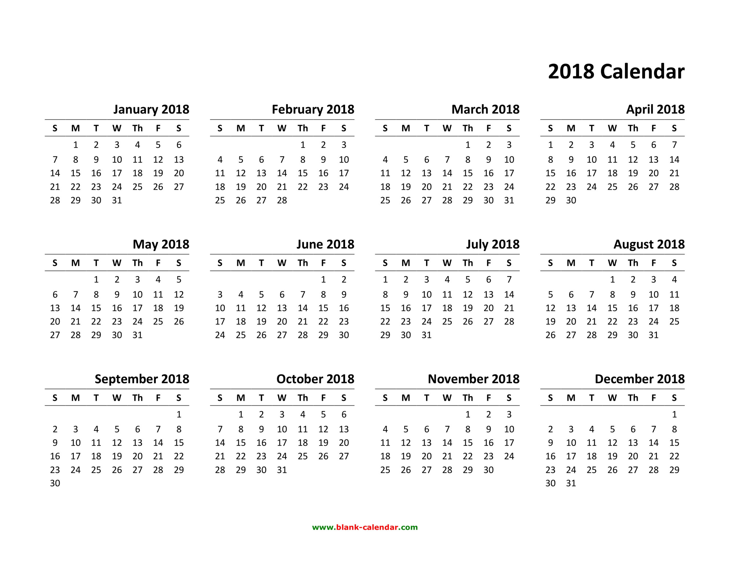 Free Printable Calendar Yearly | Calendar Printables Free Templates