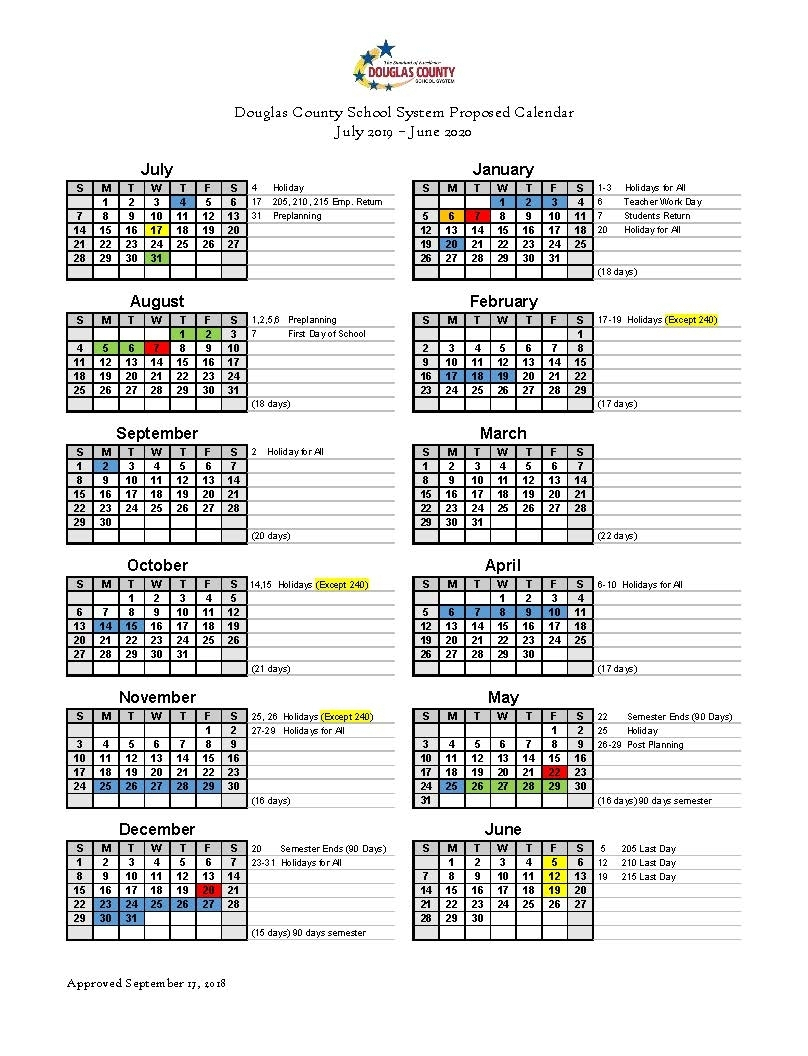 Yearly Calendar Of Special Days 2020 | Calendar Template